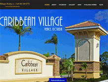 Tablet Screenshot of caribbeanvillagehomes.com